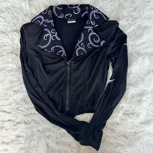 Vintage Frederick’s of Hollywood Corset Style Cropped zip jacket Small